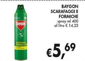 Coal Baygon scarafaggi e formiche spray ml 400 offerta
