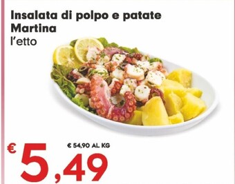 Despar Martina insalata di polpo e patate offerta