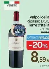 Carrefour Express Terre d'italia valpolicella ripasso doc offerta