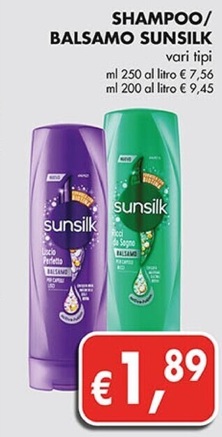 Coal Sunsilk shampoo offerta