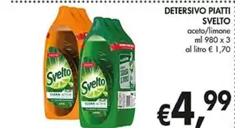 Coal Svelto detersivo piatti offerta