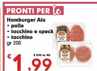 Despar Aia hamburger pollo offerta