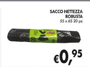 Coal Sacco nettezza robusta 55 x 65 20 pz offerta