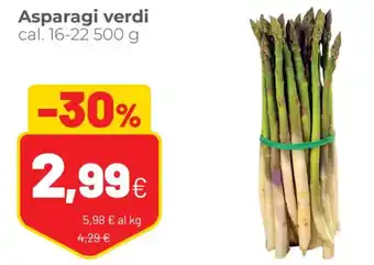 Coop Asparagi verdi cal. 16-22 500 g offerta