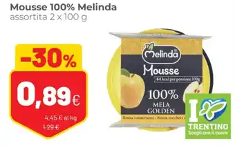 Coop Mousse 100% Melinda assortita 2 x 100 g offerta