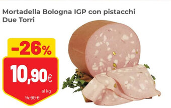 Coop Mortadella Bologna IGP con pistacchi Due Torri offerta