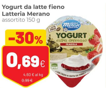 Coop Yogurt da latte fieno Latteria Merano assortito 150 g offerta