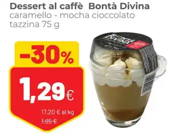 Coop Dessert al caffè Bontà Divina 75 g offerta