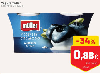 Coop Yogurt Müller assortito 2 x 125 g offerta