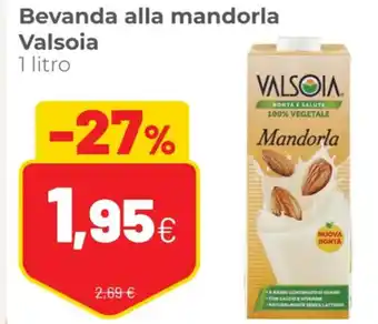 Coop Bevanda alla mandorla Valsoia 1 litro offerta