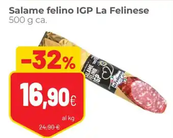 Coop Salame felino IGP La Felinese 500 g ca. 500 g ca. offerta