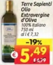 Terre Sapienti Olio Extravergine d'Oliva 750 ml