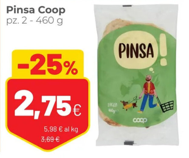 Pinsa Coop pz. 2 460 g offerta di Coop
