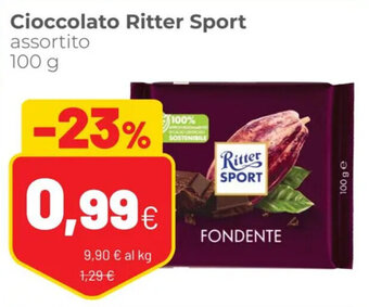 Coop Cioccolato Ritter Sport 100 g offerta