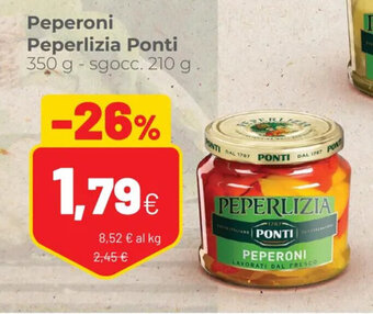 Coop Peperoni Peperlizia Ponti 350 g - sgocc. 210 g. offerta