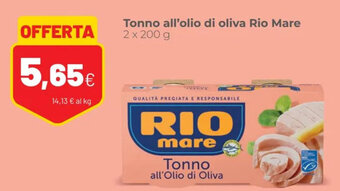 Coop Tonno all'olio di oliva Rio Mare 2 x 200 g offerta