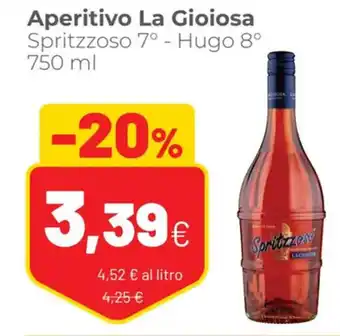 Aperitivo La Gioiosa Spritzzoso 7° - Hugo 8° 750 ml
