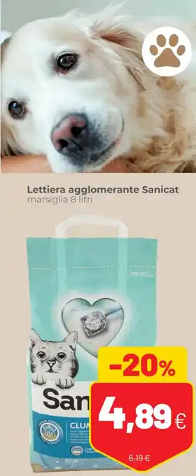 Coop Lettiera agglomerante Sanicat marsiglia 8 litri offerta