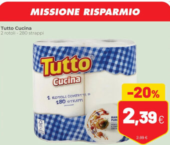 Tutto Cucina 2 rotoli - 280 strappi