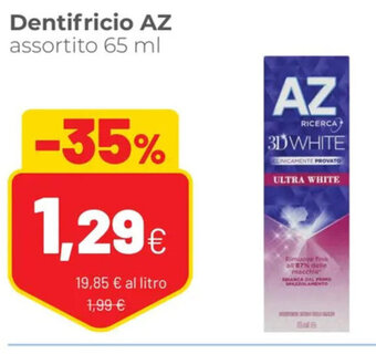 Coop Dentifricio AZ assortito 65 ml offerta