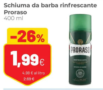 Coop Schiuma da barba rinfrescante Proraso 400 ml offerta