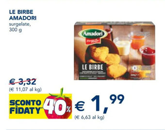 Esselunga LE BIRBE AMADORI surgelate, 300 g offerta