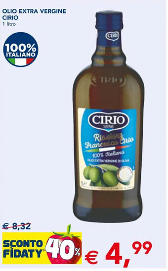 Esselunga OLIO EXTRA VERGINE CIRIO 1 litro offerta