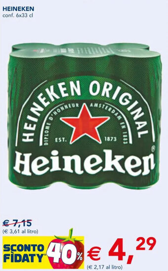 Esselunga HEINEKEN conf. 6x33 cl offerta