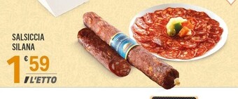 Supermercati Dok Salsiccia silana offerta