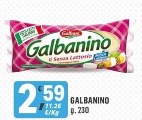 Supermercati Dok Galbani galbanino offerta
