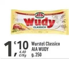 Supermercati Dok Aia wurstel classico wudy offerta