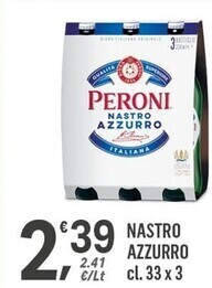 Supermercati Dok Peroni nastro azzurro offerta