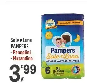 Supermercati Dok Pampers sole e luna - pannolini - mutandino offerta