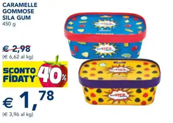 Esselunga CARAMELLE GOMMOSE SILA GUM 450 g offerta