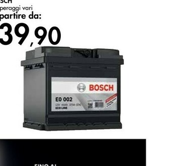 Bennet Bosch Batterie Per Auto offerta