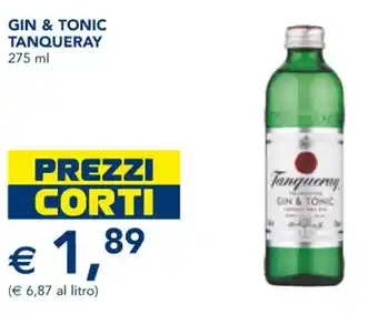 GIN & TONIC TANQUERAY 275 ml
