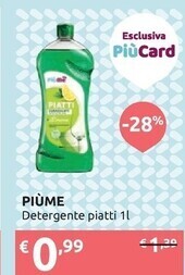 Ipersoap Piume detergente piatti offerta