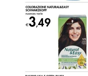 Bennet Schwarzkopf Colorazione Natural & Easy offerta