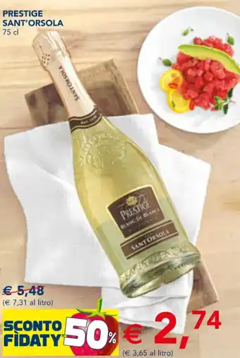Esselunga PRESTIGE SANT'ORSOLA 75 cl offerta