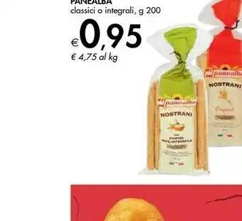 Bennet Panealba Nostrani Con Farina 100% Integrale 200 G(ml) offerta