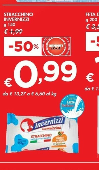 Bennet Invernizzi Stracchino offerta