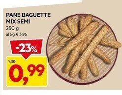 DPiù Pane baguette mix semi offerta