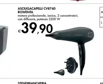 Bennet Rowenta Pro 2 Infini Pro CV8740 Nero 2200W offerta
