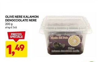 DPiù Olive nere kalamon denocciolate nere offerta