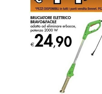 Bennet Bravo&Facile Bruciatore Elettrico offerta