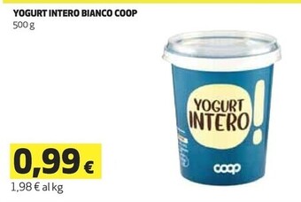 Coop Coop yogurt intero bianco offerta