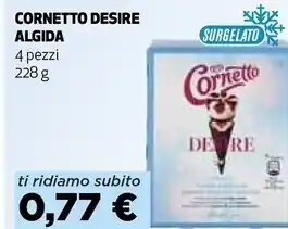 Coop Algida cornetto desire offerta