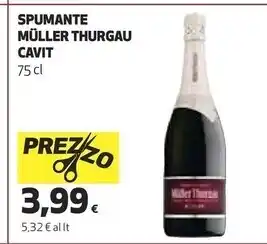 Coop Cavit spumante muller thurgau offerta