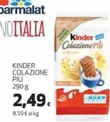 Coop Ferrero kinder colazione piu offerta