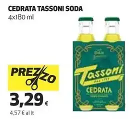 Tassoni cedrata soda